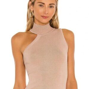 Superdown Luz Knit Top in Nude - Size L